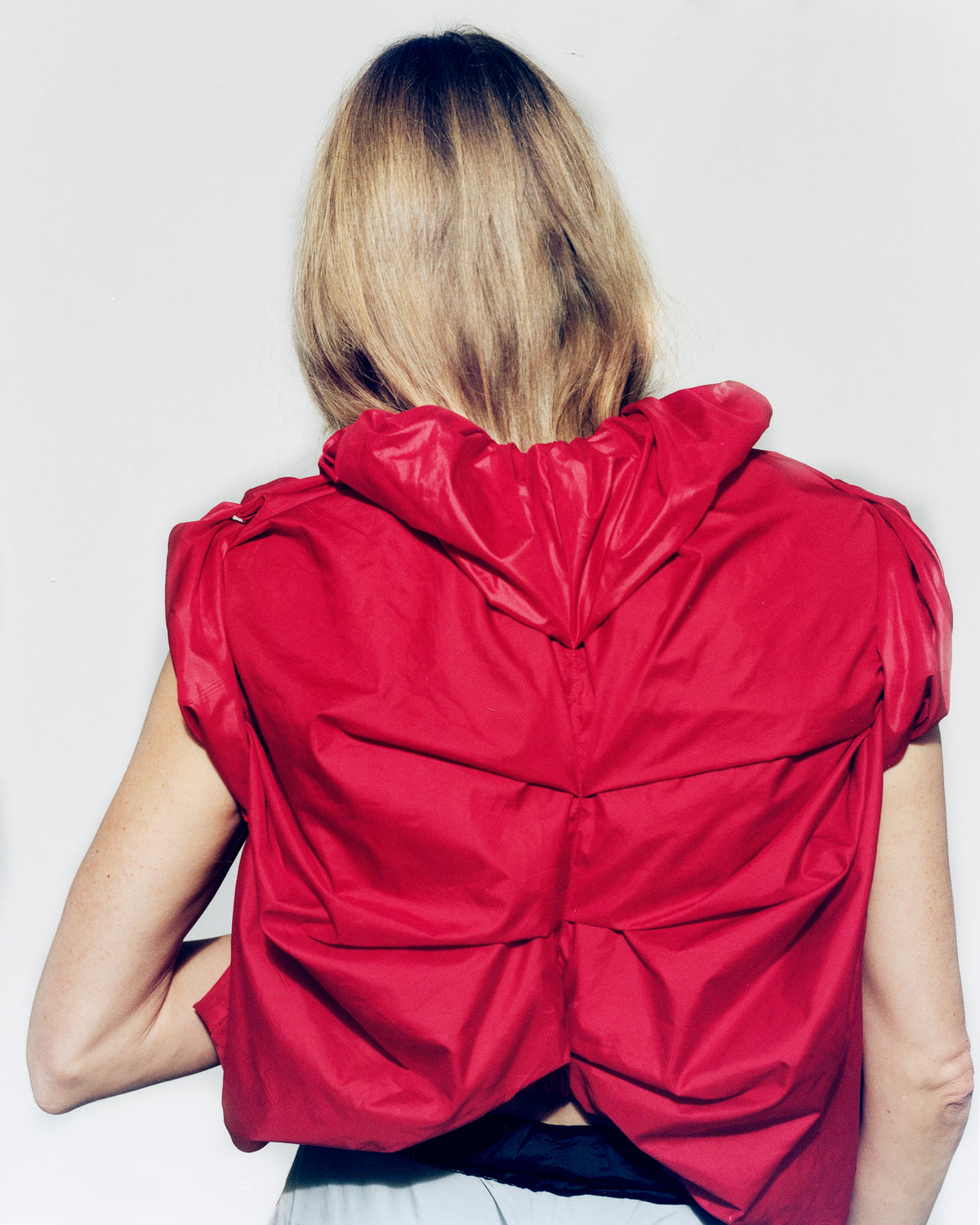 Nylon shirt, red