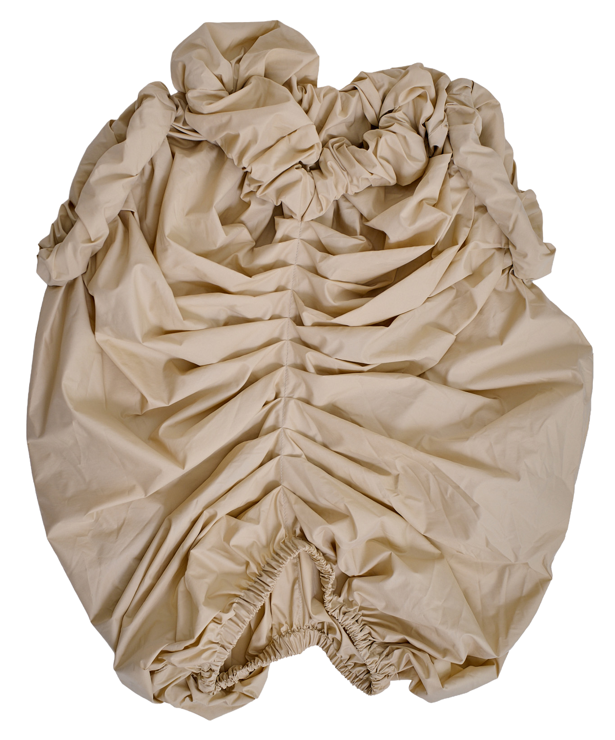 Nylon shirt, beige