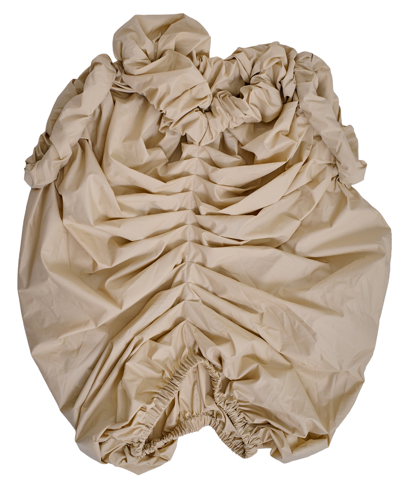 Nylon shirt, beige